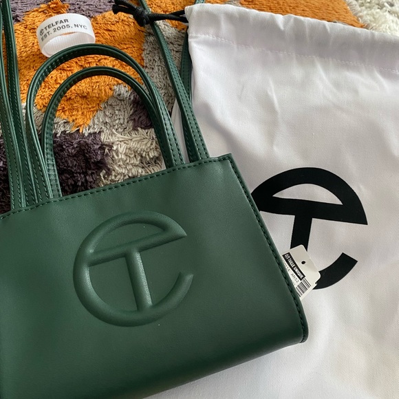 BNWT Telfar Small (mini) Shopping Bag - Dark Olive - Picture 6 of 7
